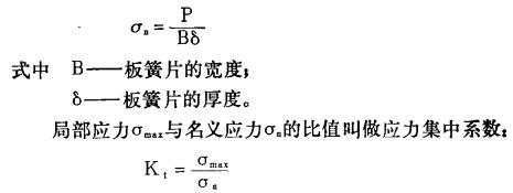 汽車鋼板彈簧圓角沖壓與噴丸對疲勞壽命的影響